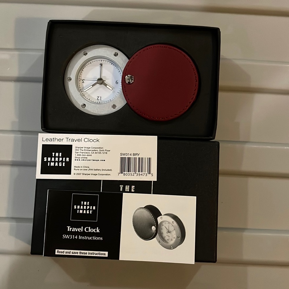 The sharper Image Travel Clock
